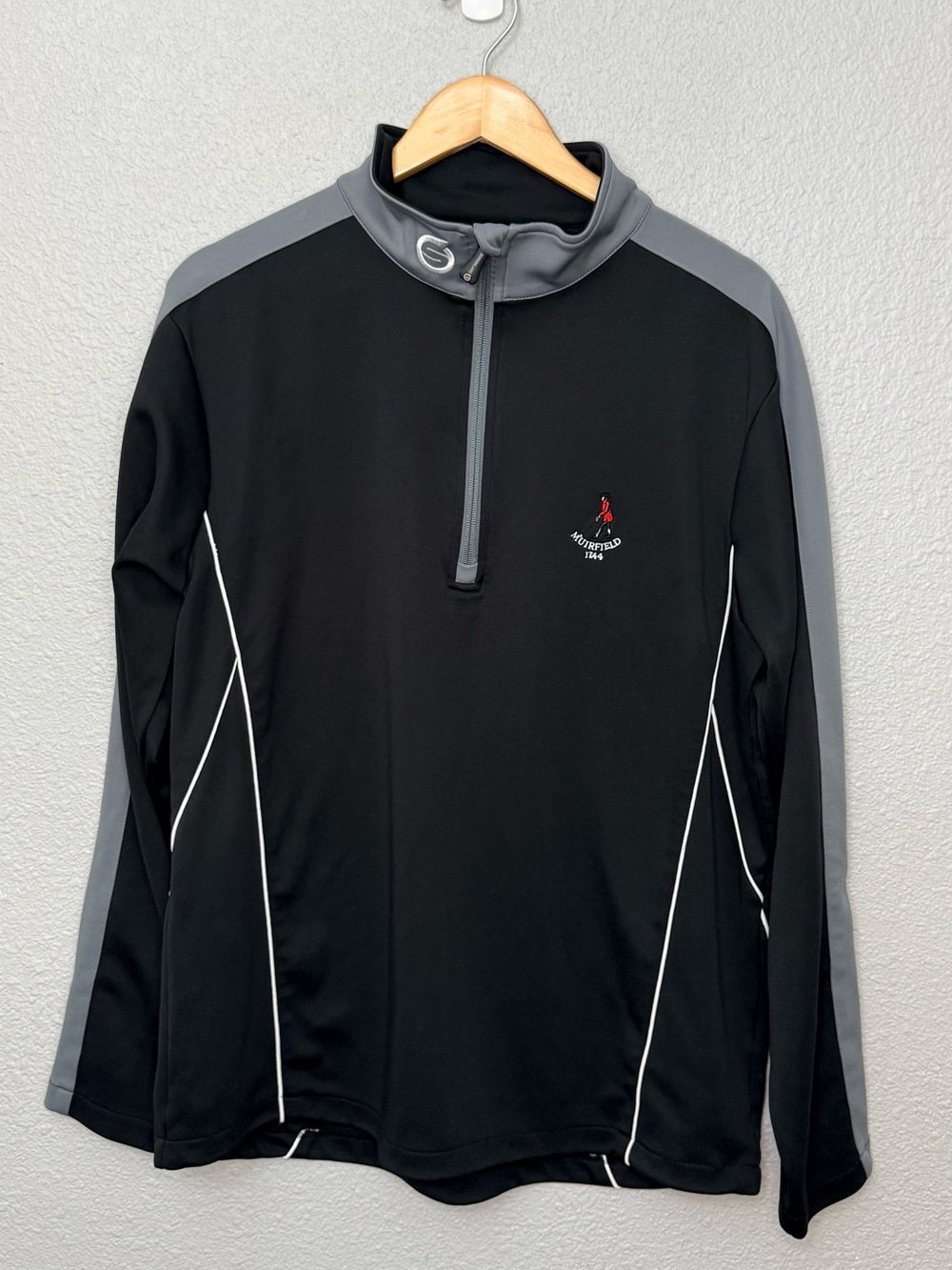 Sunderland of Scotland | WindProof 1/4 Zip Pullover | Muirfield 1744 | Large